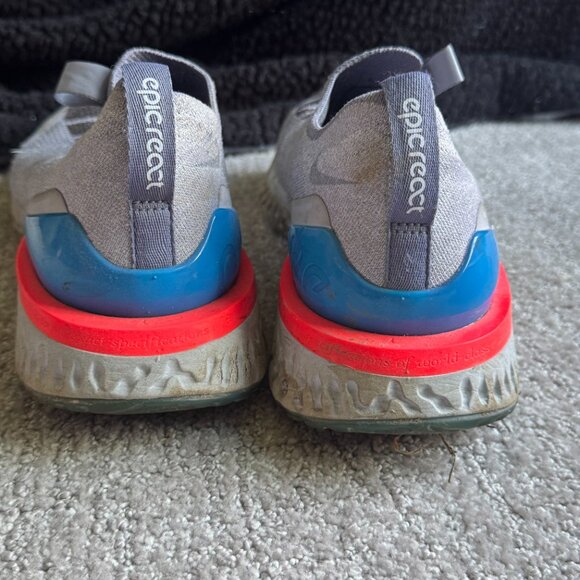 Nike Epic Phantom React Flyknit JDI Indigo Fog 2019 Men US 12.5 - Picture 4 of 4